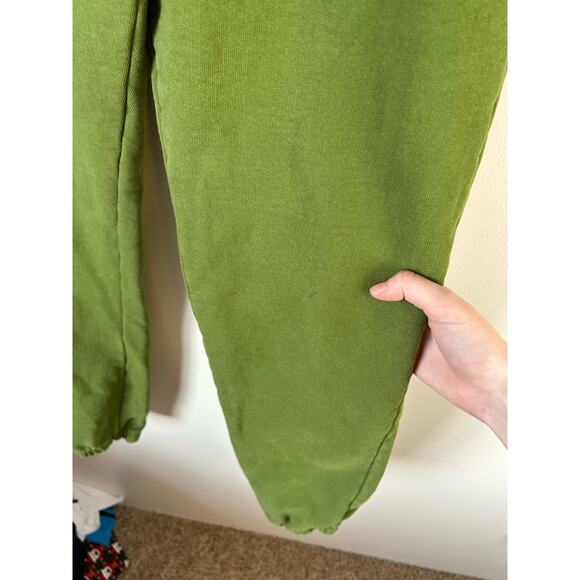 TALENTLESS Men's Green Heavyweight Sweatpants Joggers Size small - Picture 7 of 8